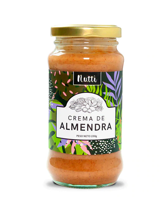 Crema de almendras Nutti 230 gr