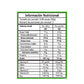Tabla nutricional y de consumo de las Crispetas Fitcook, resaltando proteína y cero azúcar.