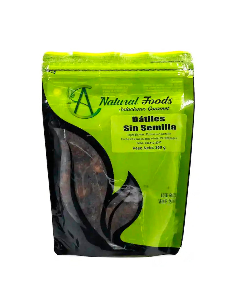 Datiles sin semilla "CA natural foods" 250 gr