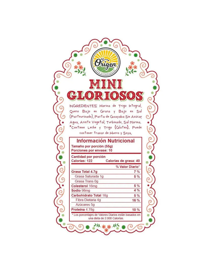 Deditos mini gloriosos Del origen 10 unds