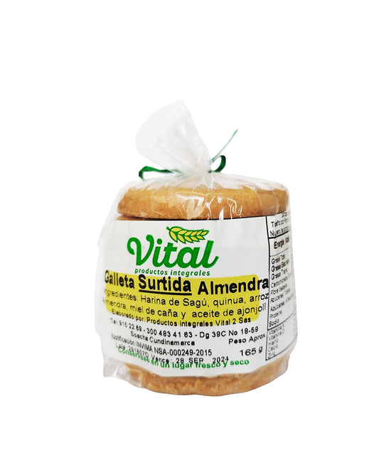 Galleta surtida almendra Vital 7 unds 120 gr