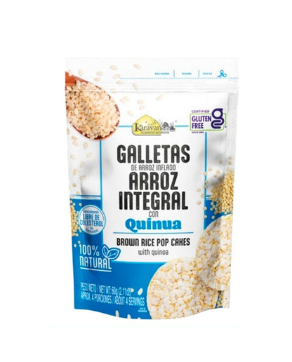 Galletas de arroz inflado integral con quinua "Karavansay"