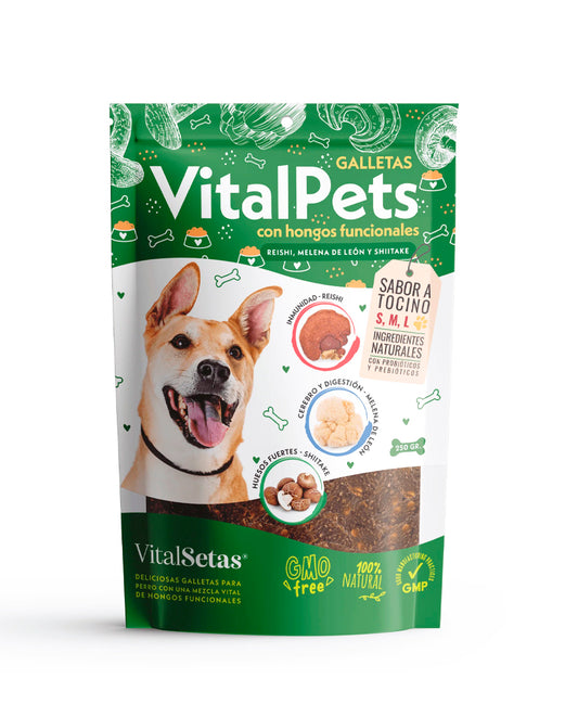 Galletas para perros con hongos funcionales "VitalPets" 10 Unds