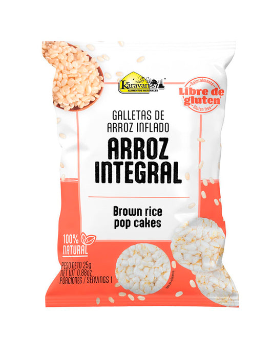 Galletas de arroz integral inflado "Karavansay"