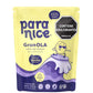 Empaque de granola sabor naranja y vainilla de la marca Paranice.