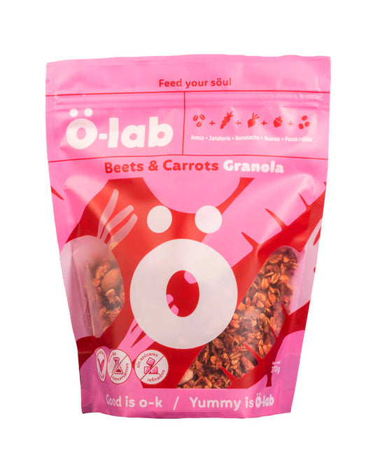 Granola beets & carrots O-lab 370 gr