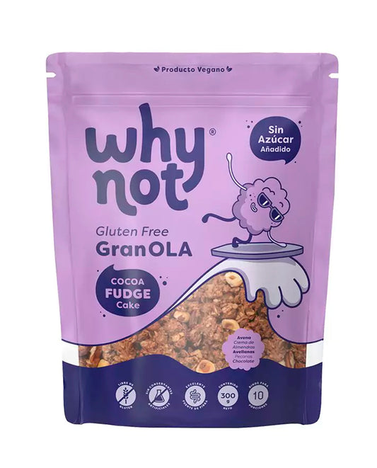 Granola cocoa fudge cake Why not 300 gr