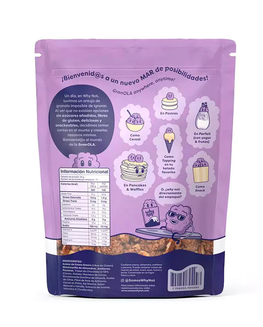 Granola cocoa fudge cake Why not 300 gr