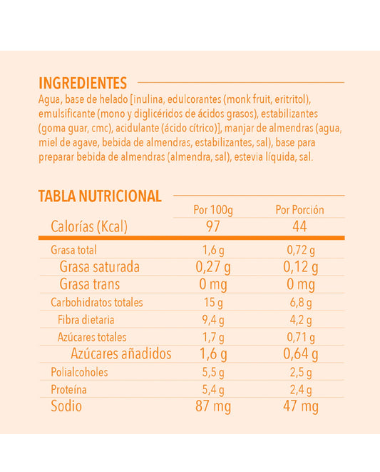 Helado de caramelo "Olu" 45 gr