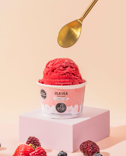 Helado de frutos rojos "Olu"