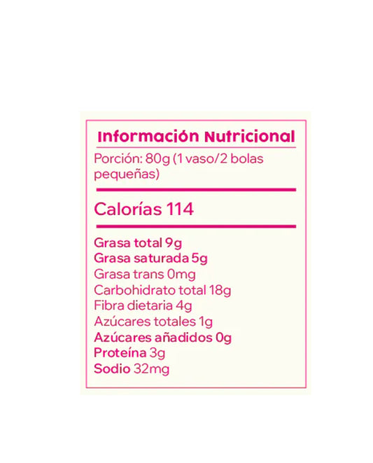 Helado de pistacho "Bodai" 80 gr