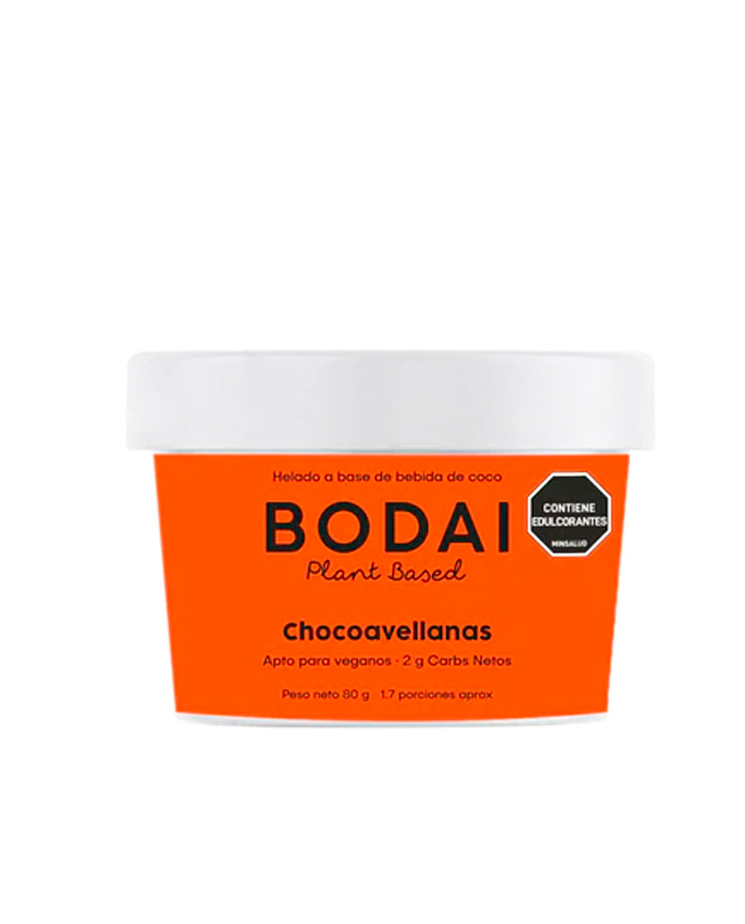 Helado de choco avellanas Bodai 80 gr