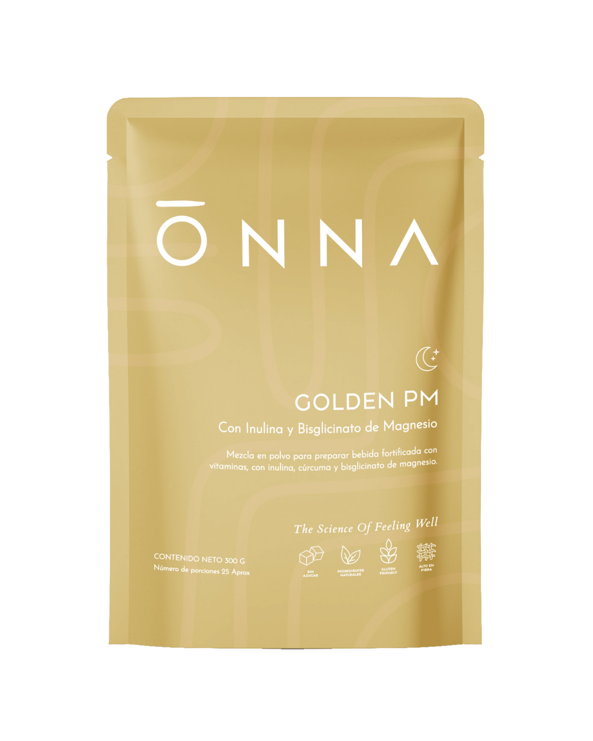 Golden PM con inulina y bisglicinatode magnesio Onna 300 gr