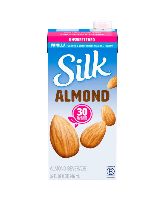 Leche almendra 30 calorías vainilla "Silk" 946 ml