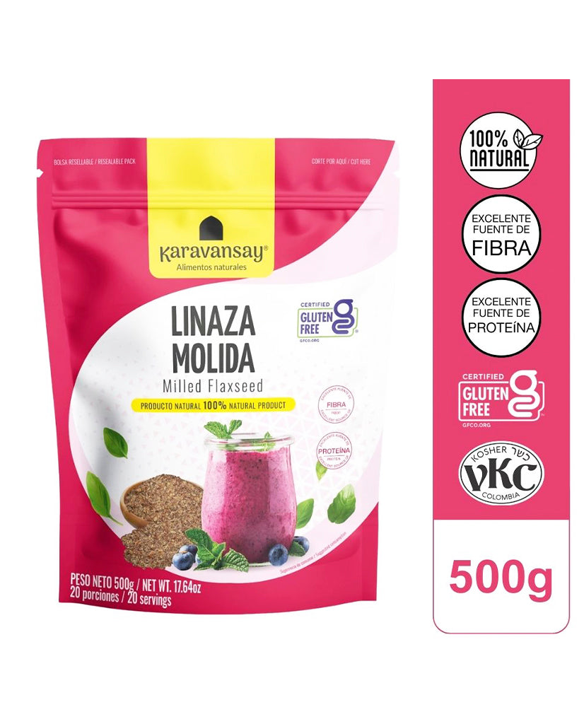 Linaza Molida Karavansay 500 gr