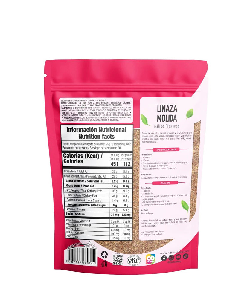 Linaza Molida Karavansay 500 gr