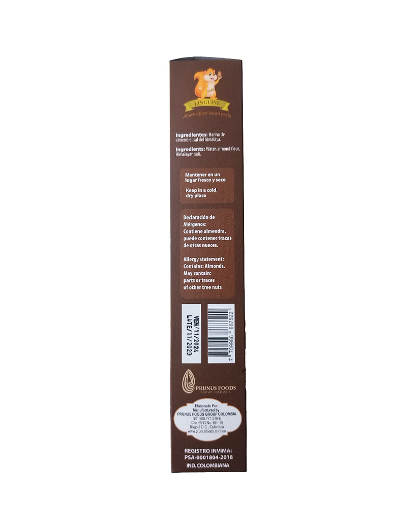Linguine Almendra "Badem" 250 gr Sin Gluten