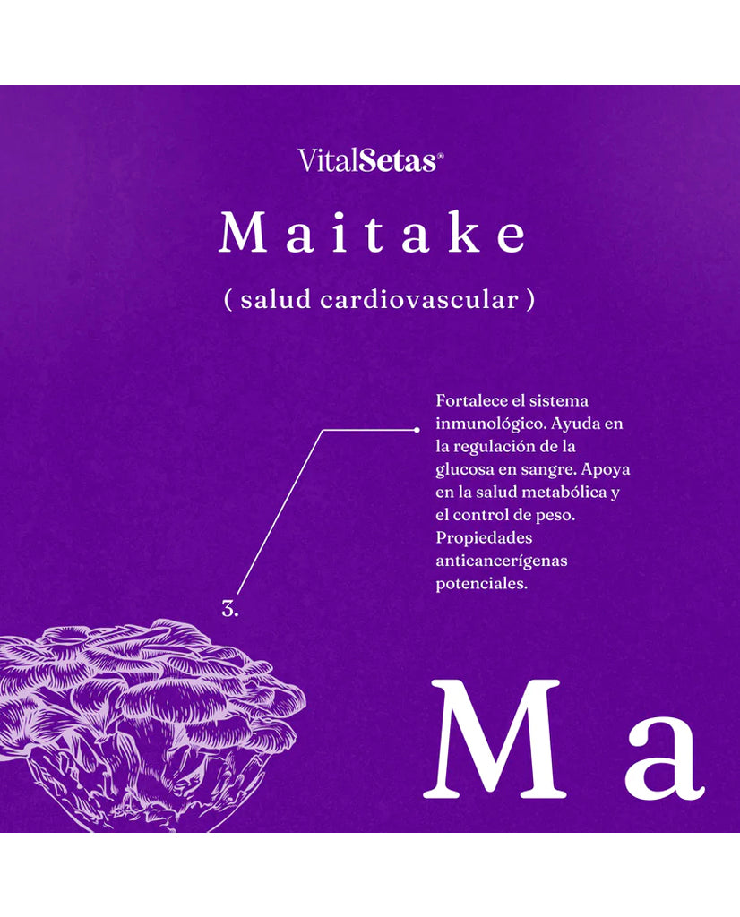 Cápsulas Maitake "Vital setas" 60 cáps