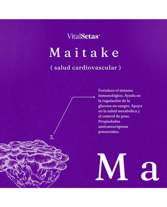 Cápsulas Maitake "Vital setas" 60 cáps