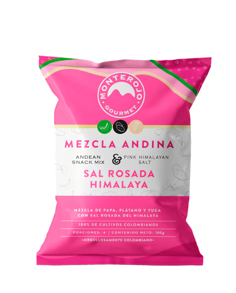 Mezcla andina sal rosada himalaya "Monterojo" 100 gr