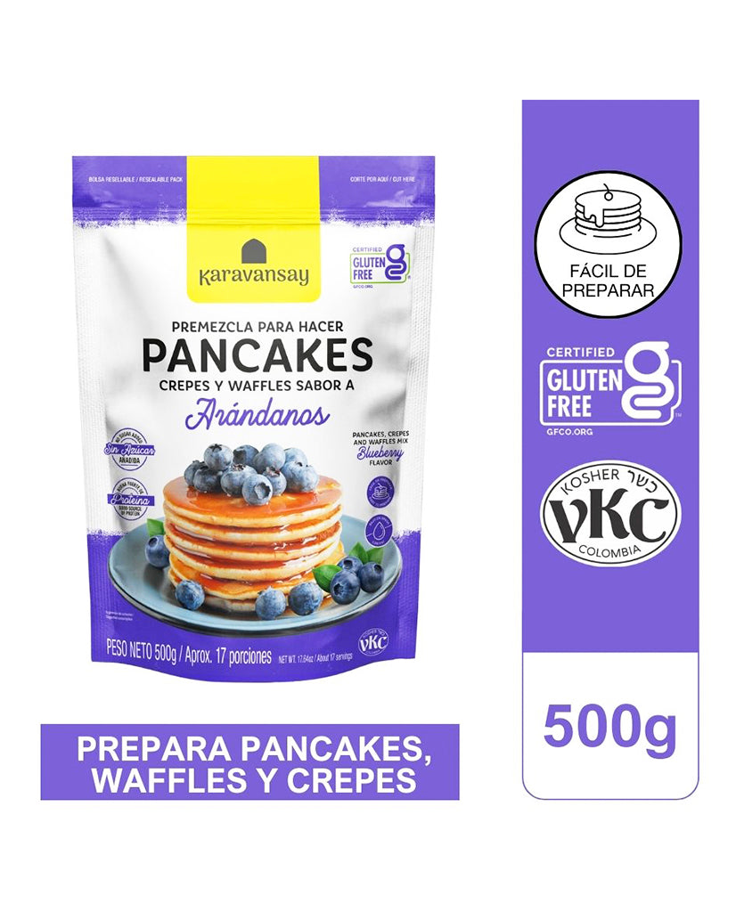 Mezcla para pancakes de arándanos Karavansay 500 gr