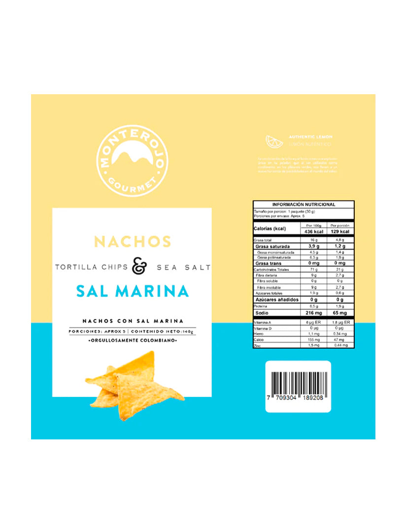 Nachos sal marina "Monterojo"