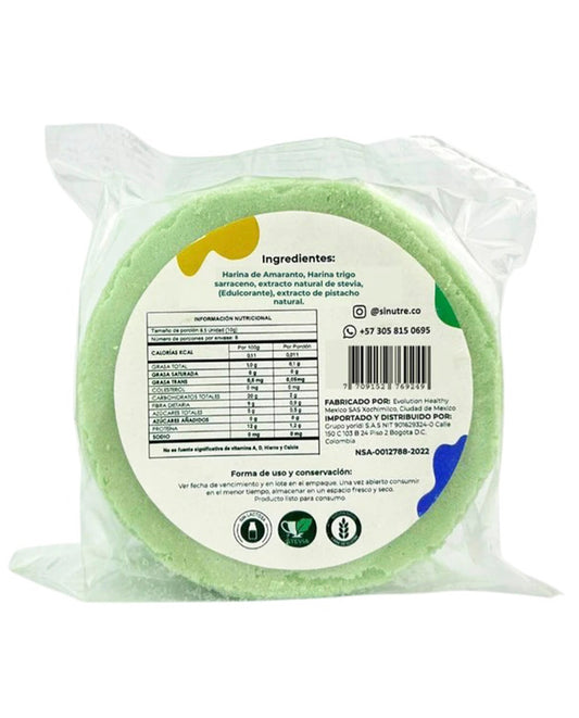 Obleas de amaranto pistacho Sinutrenti 60 gr