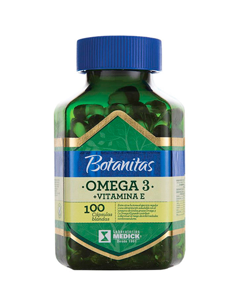 Suplemento Omega 3  Botanitas + Vitamina E Botanitas 100 caps
