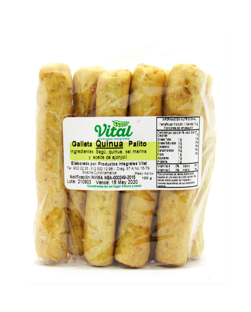 Palitos de quinua Vital 8 unds Sin Gluten