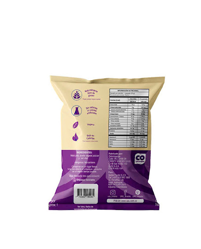 Palomitas de maiz dulce salado "Uau snacks" 14 gr