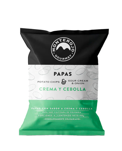 Papas cebolla y crema "Monterojo"
