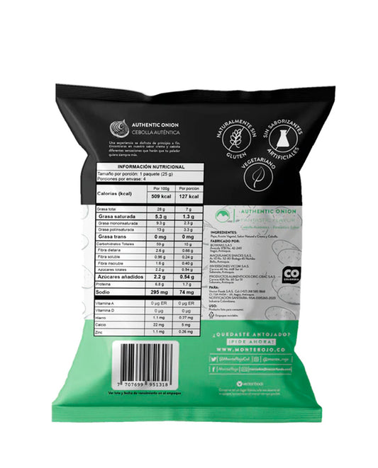 Papas cebolla y crema "Monterojo"