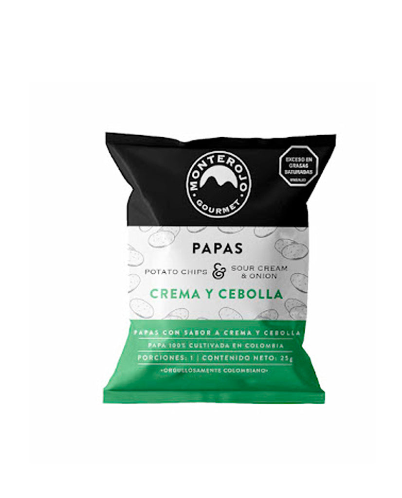 Papas cebolla y crema "Monterojo"