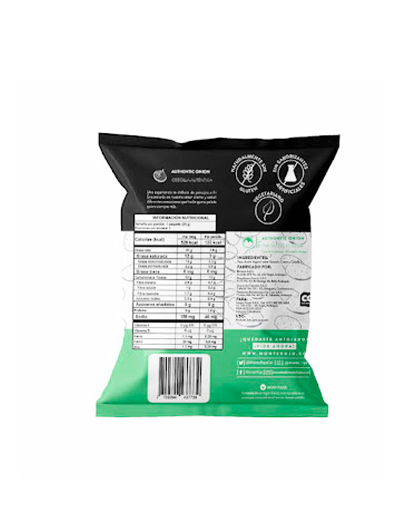 Papas cebolla y crema "Monterojo"