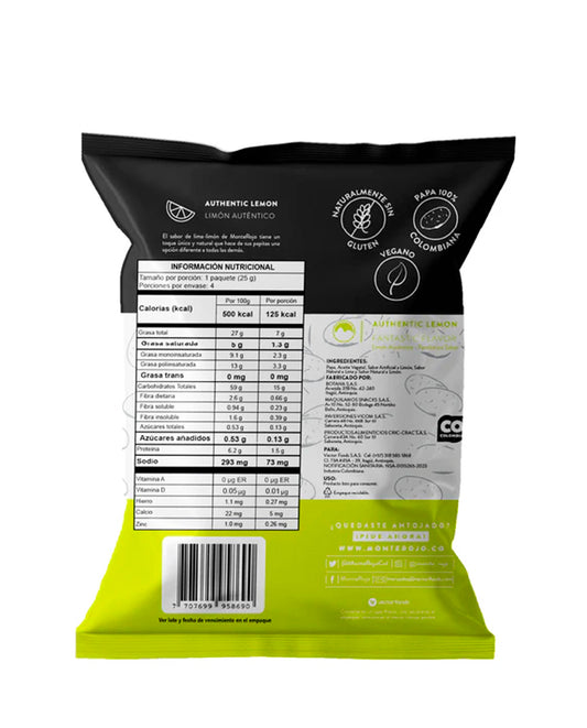 Papas lima limón "Monterojo"