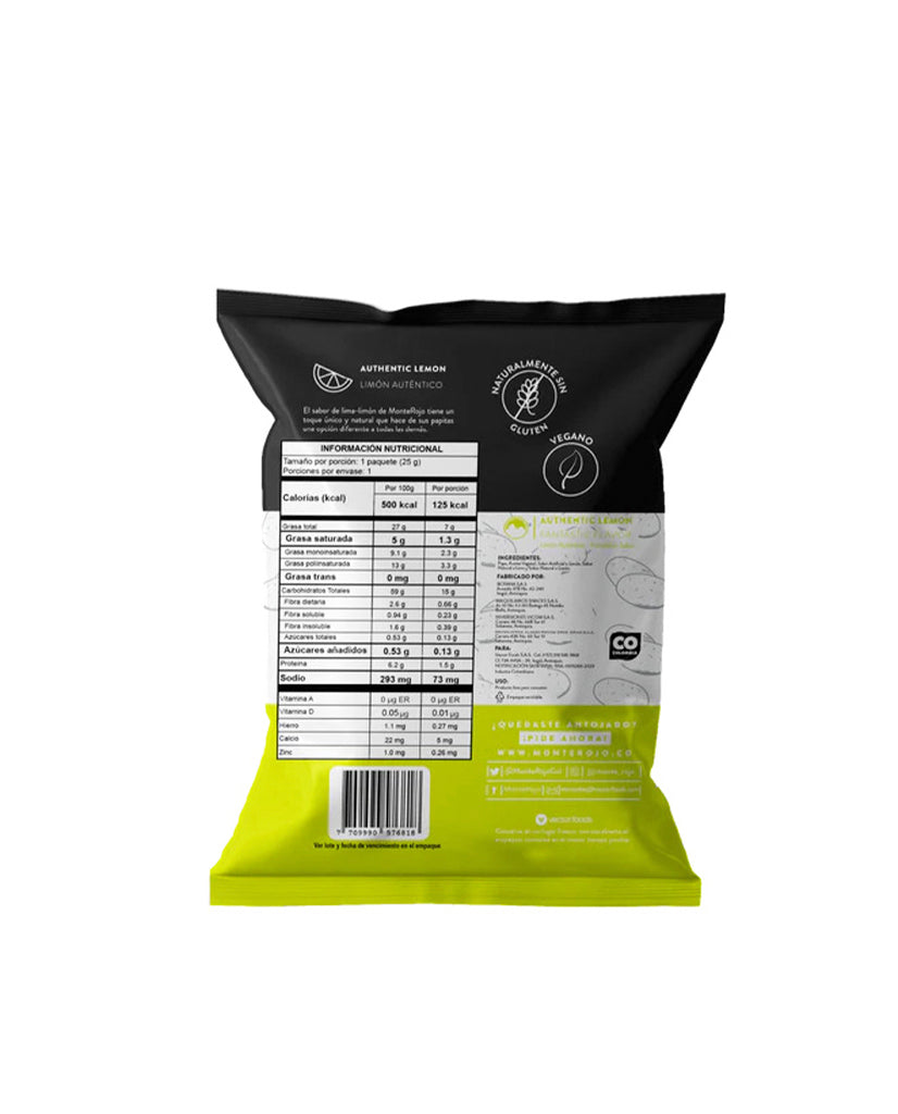 Papas lima limón "Monterojo"