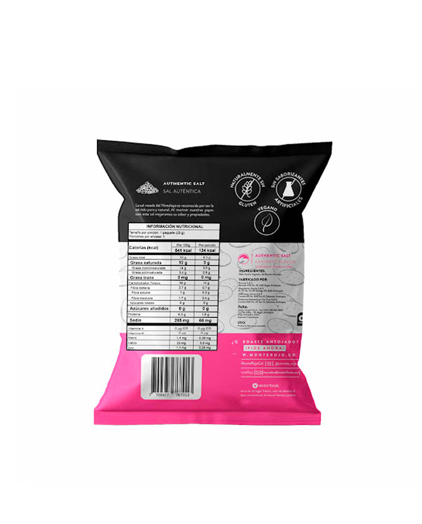 Papas sal rosada himalaya "Monterojo"