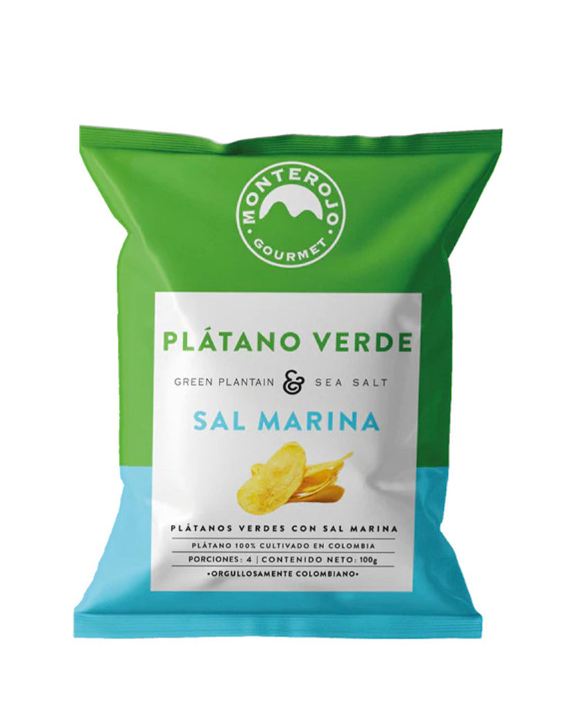 Plátano verde sal marina "Monterojo"