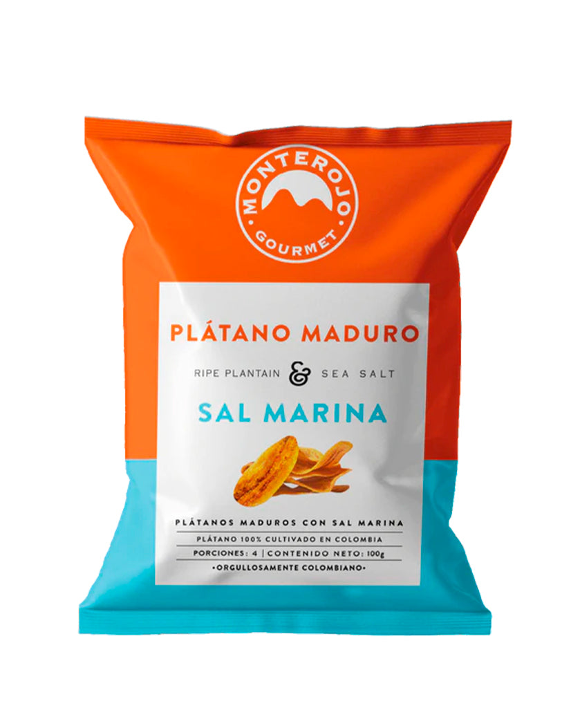 Plátano maduro sal marina "Monterojo"