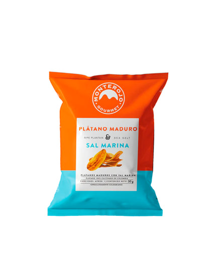 Plátano maduro sal marina "Monterojo"