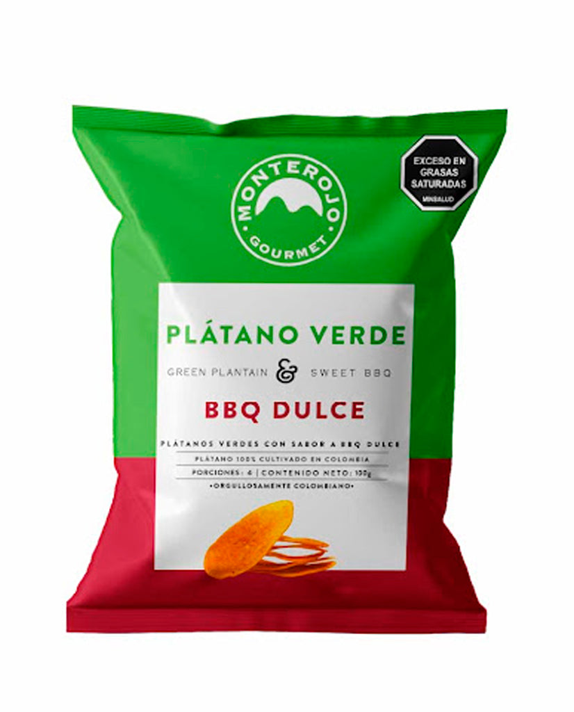 Plátanos BBQ dulce "Monterojo" 100 gr