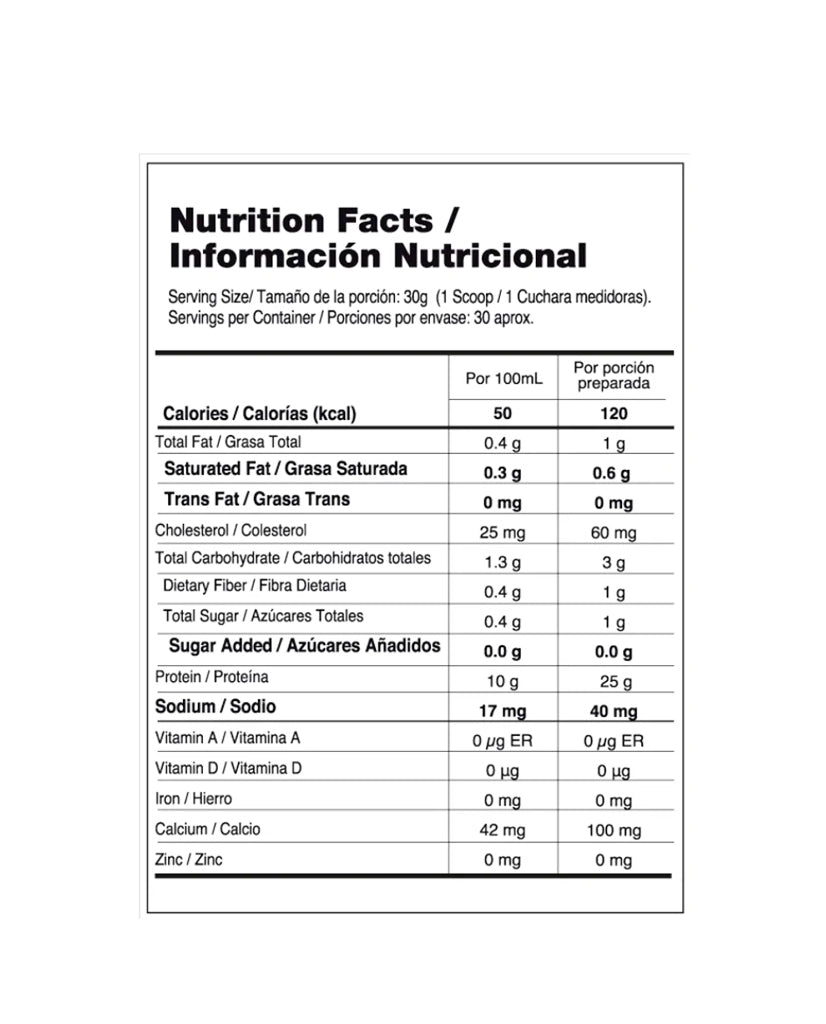 Proteína Whey elite choco avellana Vitanas 2 lb