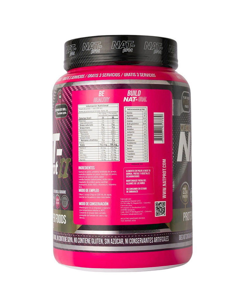 Proteína Wowen Nat-prot II 100% Vegana