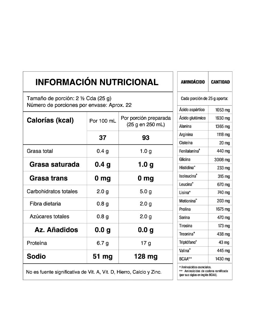 Proteina bone broth power vainilla caramel Savvy 560 gr