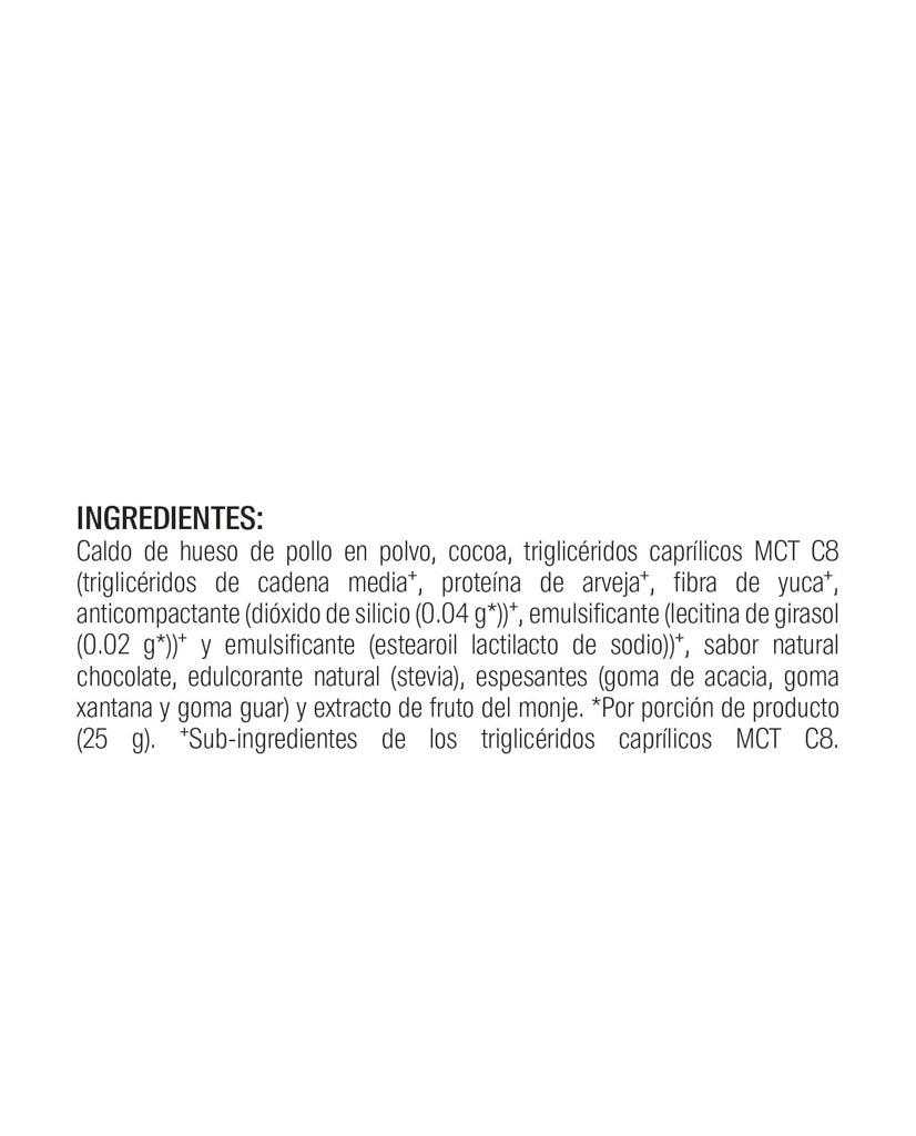 Proteina bone broth power chocolate Savvy 560 gr