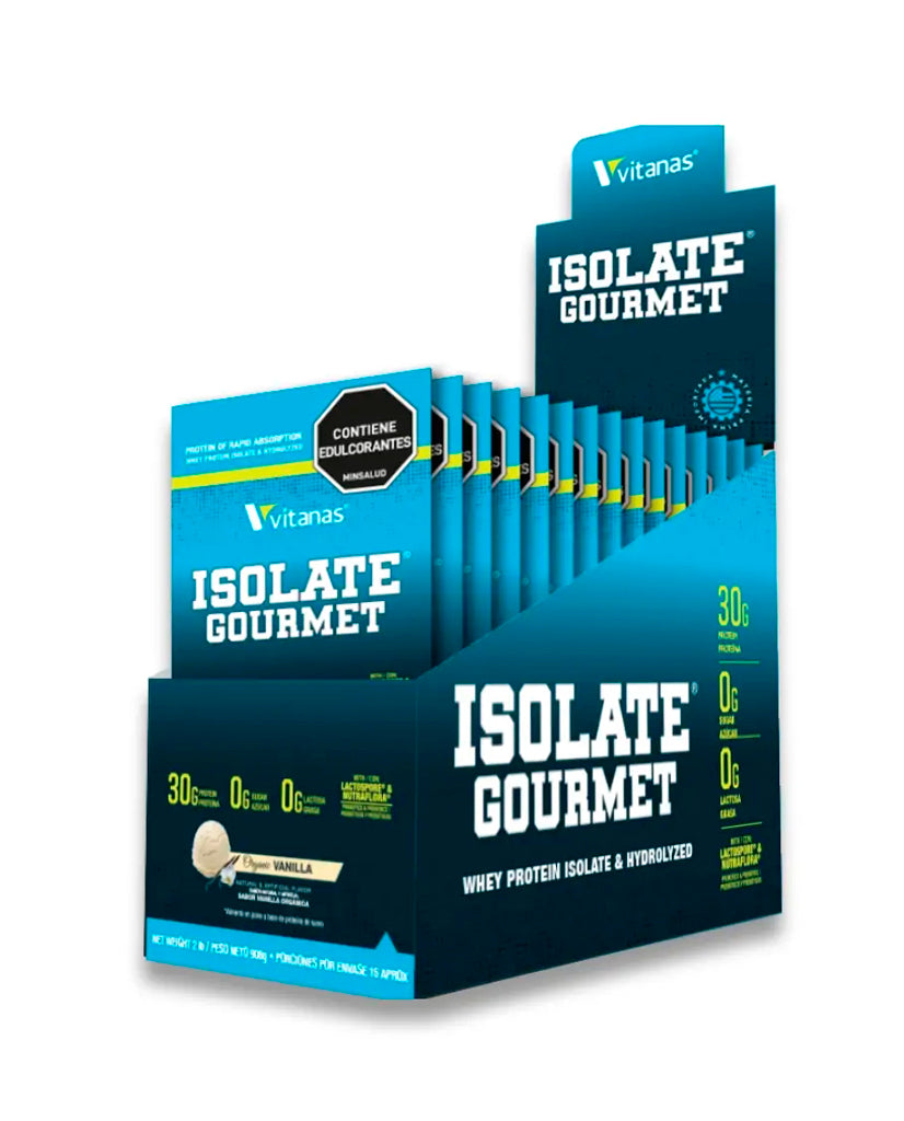 Proteina sachet Isolate gourmet vainilla Vitanas 34 gr