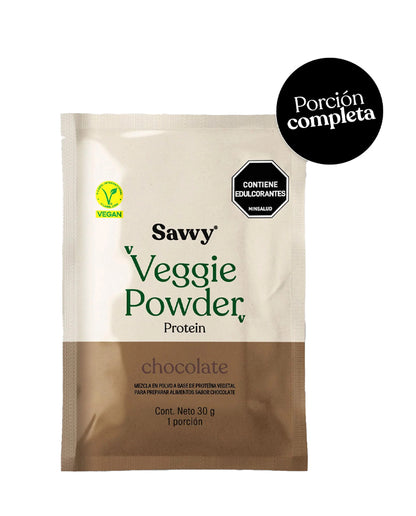 Proteina sachet veggie power chocolate Savvy 30 gr