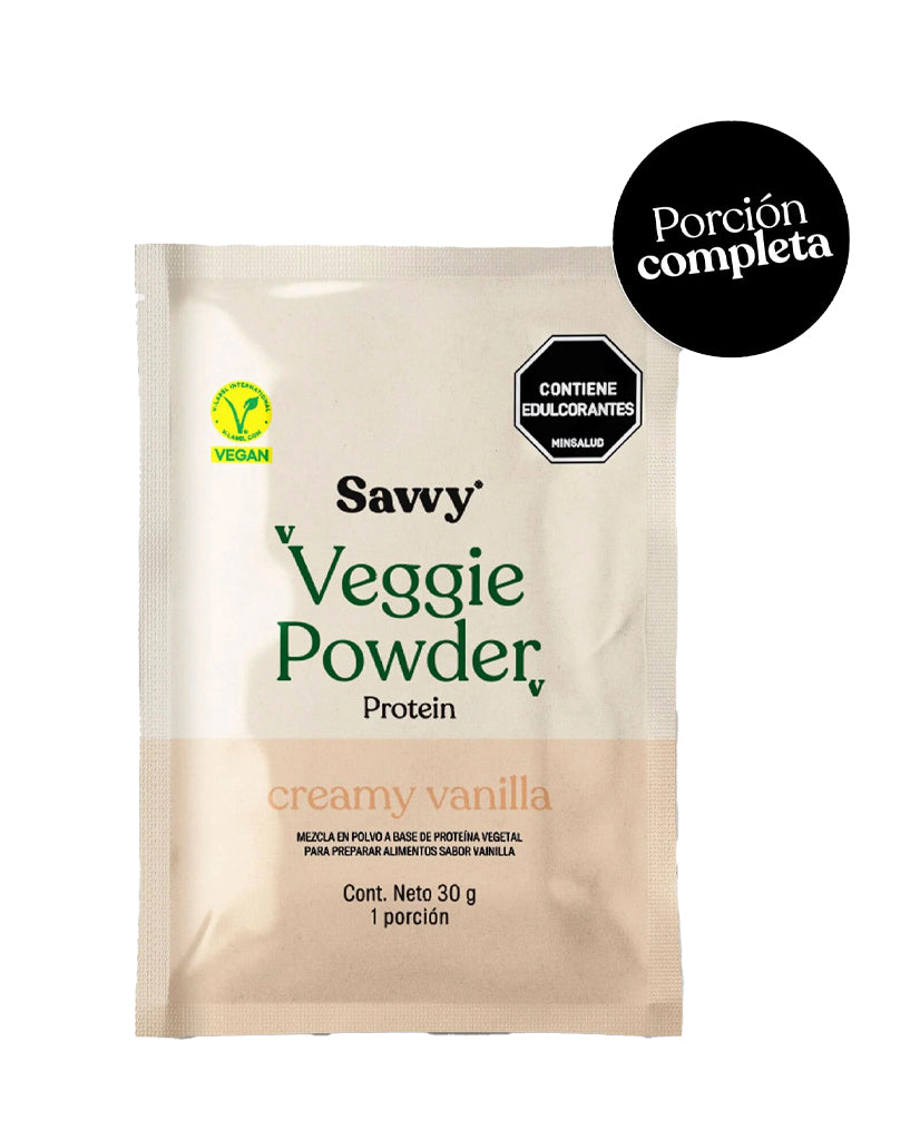 Proteina sachet veggie power creamy vanilla Savvy 30 gr