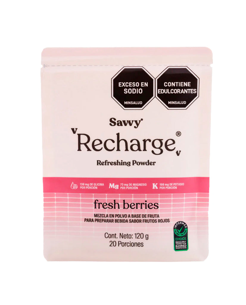 Recharge power fresh berries Savvy Pack 120 gr