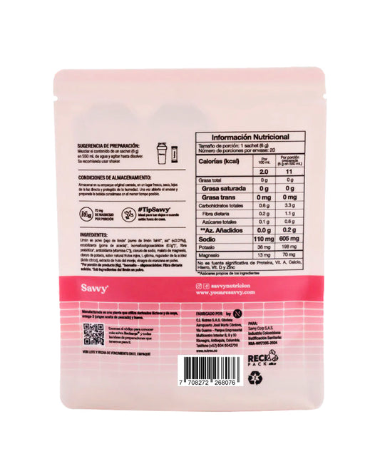 Recharge power fresh berries Savvy Pack 120 gr